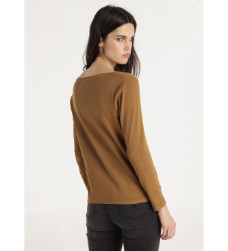 Lois Jeans Camiseta Sydra Kaia marrn