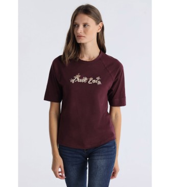 Lois Jeans Camiseta Helena granate