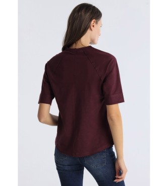 Lois Jeans Camiseta Helena granate