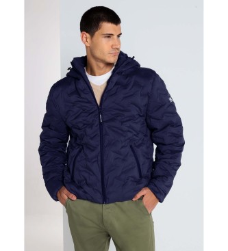 Lois Jeans Navy Puffer Quilted Jacket