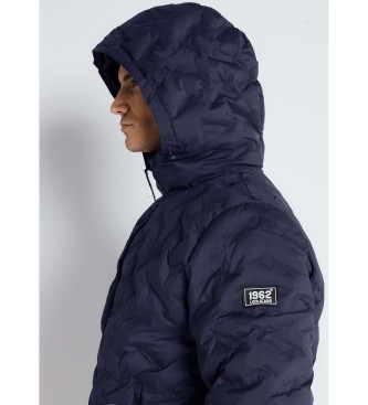 Lois Jeans Marineblaue Puffer-Steppjacke