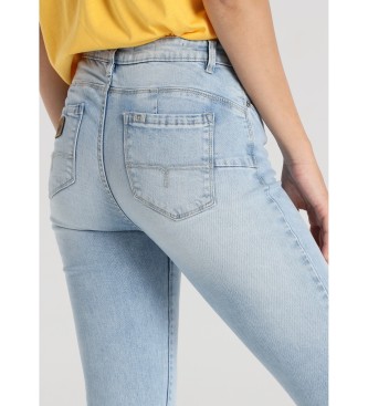 Lois Jeans Calças de ganga de cintura subida azuis