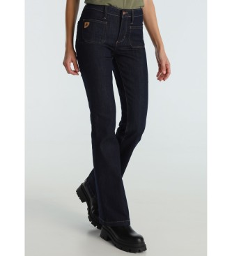 Lois Jeans - Straight Flare Fit nero
