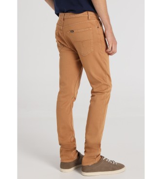 Lois Jeans Jeans in tessuto twill marrone
