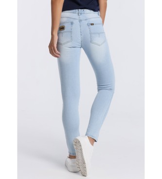 Lois Skinny jeans low waist light blue