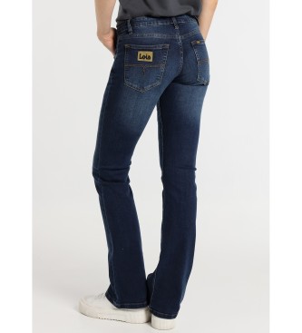 Lois Jeans Jeans boot cut - Meget kort navy cut