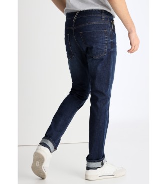 Lois Jeans Calas de ganga com vinco azul-marinho