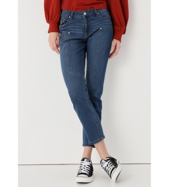 Lois Jeans Jeans con pezzi western blu