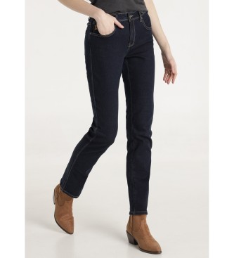 Lois Jeans Kavbojke Monic Luca mornarska modra