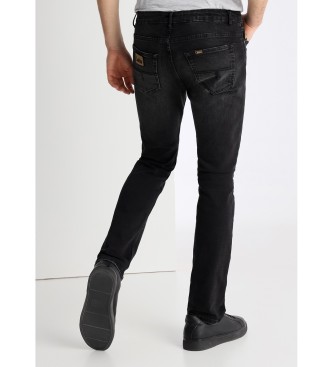 Lois Jeans Slim washed jeans svart 