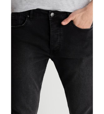 Lois Jeans Schmal gewaschene Jeans schwarz 