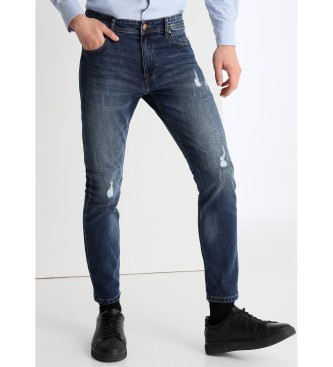 Lois Jeans Medium tvttade bl jeans