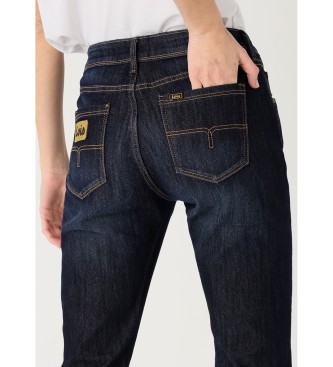 Lois Jeans Granatowe dżinsy bi-stretch rinse Ocean