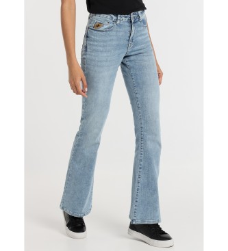 Lois Jeans Jeans push up flare - Mid rise bl hndklde