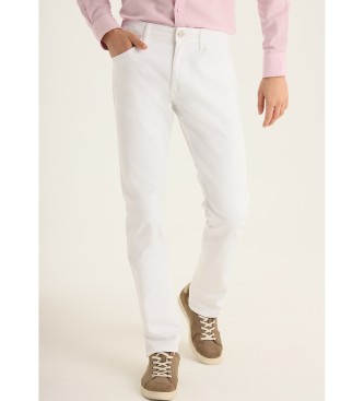 Lois Jeans  Almindelige jeans - Hvide med mellemhjde