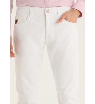 Lois Jeans  Calas de ganga regulares - Branco cintura mdia