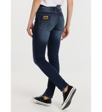 Lois Jeans Jeans skinny: vita corta blu scuro