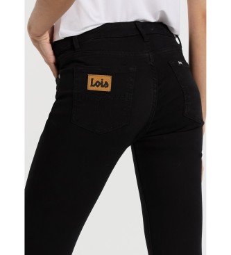 Lois Jeans Jeans skinny - Tiro corto ultra negro 