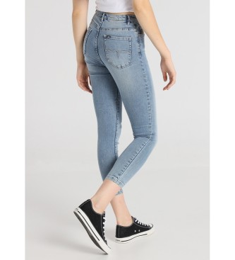 Lois Jeans Kavbojke Skinny Ankle fit modre barve