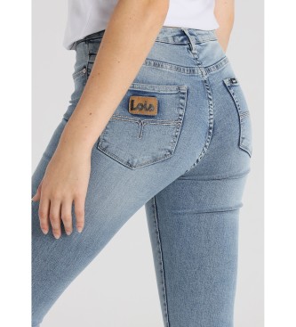 Lois Jeans Kavbojke Skinny Ankle fit modre barve