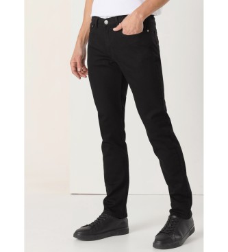Lois Jeans Slim jeans middelhoge taille zwart