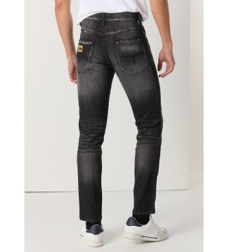 Lois Jeans Slim Jeans - Medium Taille Schade zwart