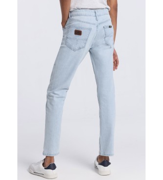 Lois Jeans Jeans slim - Tiro medio lavado medio azul