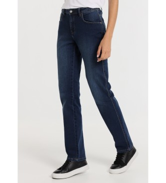 Lois Jeans Jeans lige - Kort hndklde - Strrelse i navy tommer