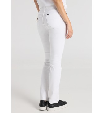 Lois Jeans Kavbojke ravnega kroja bele barve