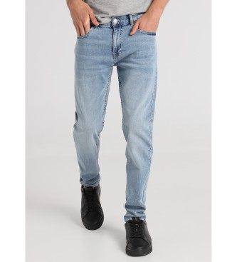 Lois Jeans Calas de ganga de corte cnico azuis