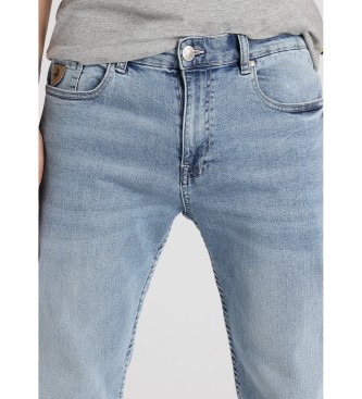 Lois Jeans Calas de ganga de corte cnico azuis