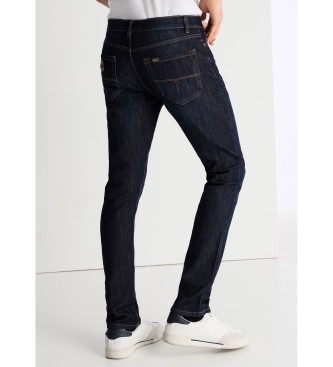 Lois Jeans Dżinsy Navy Bi-Stretch z płukanego materiału