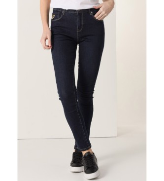 Lois Jeans Jeans Calas de ganga skinny de cintura subida baixa azul-marinho