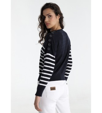 Lois Jeans Granatowy sweter Layna