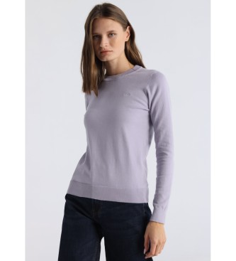 Lois Jeans Fliederfarbener Martina-Pullover