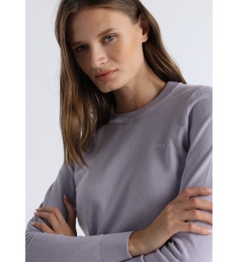 Lois Jeans Fliederfarbener Martina-Pullover