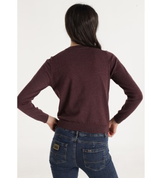 Lois Jeans Maroon Martina jumper