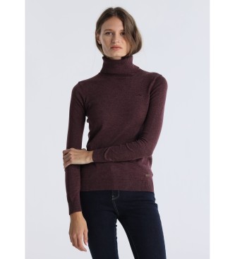 Lois Jeans Bordowy sweter Marily