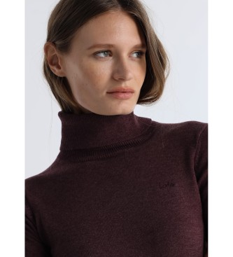 Lois Jeans Bordowy sweter Marily