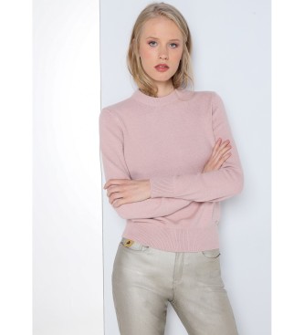 Lois Jeans Basistrui met roze boxkraag