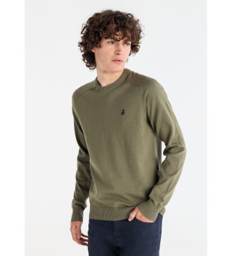 Lois Jeans Basic gebreide groene trui Esdemarca winkel voor schoenen mode en accessoires merkschoenen en merksneakers