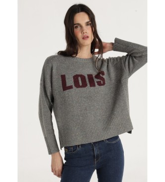Lois Jeans Ines Nash trui grijs