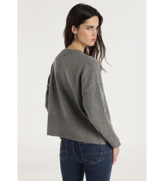 Lois Jeans Ines Nash trui grijs