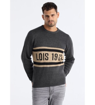 Lois Jeans Maglia grigia Mauro Romeo
