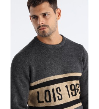 Lois Jeans Maglia grigia Mauro Romeo