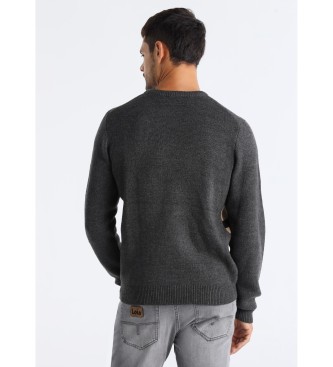 Lois Jeans Maglia grigia Mauro Romeo