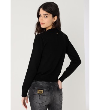 Lois Jeans Intarsia jumper Ala black