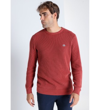 Lois Jeans LOIS JEANS - Maglia girocollo bordeaux