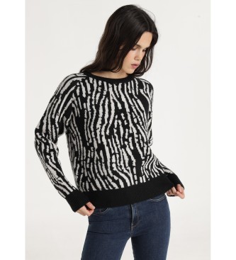 Lois Jeans Pull noir Melia Noit