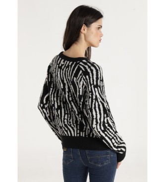 Lois Jeans Pull noir Melia Noit